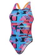 Womens Allover Digital Powerback Speedo Patterned