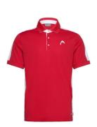 Slice Polo Shirt Men Head Red