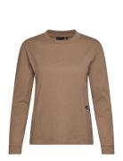 W Race Heavy Ls Tee Sail Racing Brown