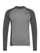 Odlo Bl Top Crew Neck L/S Nat Performance Pw 150 Odlo Grey