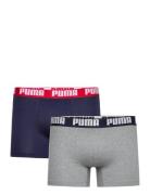 Puma Men Everyday Basic Boxers 2P PUMA Patterned