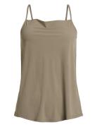 Ann Crossed Back Top Rethinkit Khaki