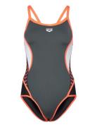 W Icons Swimsuit Super Fly Back Panel Arena Black