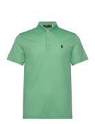 Tailored Fit Performance Mesh Polo Shirt Ralph Lauren Golf Green