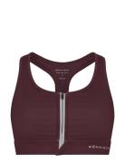 Essential Zip Sportsbra Röhnisch Burgundy