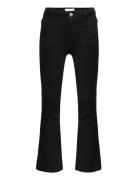 Flared Jeans With Pocket Mango Black