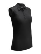 Sleeveless Knit Polo Callaway Black