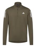 Own The Run Half-Zip Adidas Performance Khaki