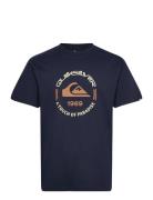 Circle Logo Ss Quiksilver Navy