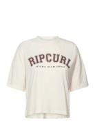 Rss Crop Tee Rip Curl Beige