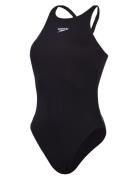 Womens End+ V Back Speedo Black