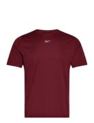 Running Ss Speedwick Tee Reebok Performance Burgundy