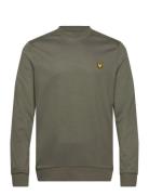 Crew Neck Fly Fleece Lyle & Scott Sport Khaki