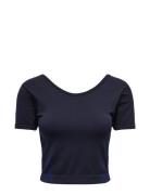 Onpkay Ss Crop Seam Top Only Play Navy