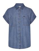 Ss Loose Utility Shirt Lee Jeans Blue