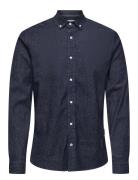 Onsconrad Slim Ls Chambray Stretch Shirt ONLY & SONS Blue