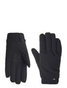 Th Monotype Quilt Nylon Glove Tommy Hilfiger Black