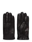 Leather/Neoprene Gloves Calvin Klein Black