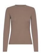 Lankae W L/S Tee Athlecia Brown