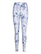 France W Printed Tights Athlecia Blue