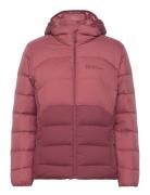 Ather Down Hoody W Jack Wolfskin Burgundy