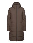 Deutzer Coat W Jack Wolfskin Brown