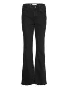 Medium-Rise Flared Jeans Mango Black