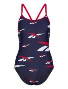 Womens Reebok Swimsuit Masie Reebok Performance Navy