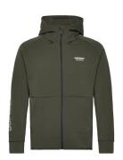 Sport Tech Logo Loose Zip Hood Superdry Sport Green