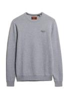 Essential Slim Fit Crew Jumper Superdry Grey