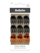 Mini Jaw Clips 9 Pcs Black/Brown Babyliss Paris
