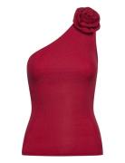 Rwnora Shoulder Top Rosemunde Red