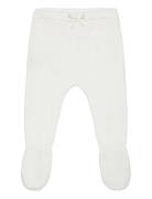 Cotton Footed Trousers Mango White