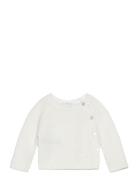 Knit Embroidered Sweater Mango Cream