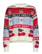 Vmholly Jollyflakes Ls O-Neck Pull.xmas Vero Moda Patterned