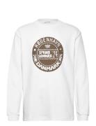 Wwherc Waffle Ls T-Shirt Wood Wood White