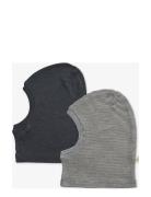 2 Wool Balaclava Kim Wheat Navy