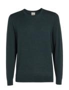 Superior Wool Crew Neck Sweater Calvin Klein Green