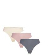 Thong 3Pk Calvin Klein Patterned