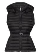 Lw Padded Waist Smocking Vest Calvin Klein Black