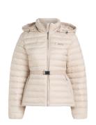 Lw Padded Smocking Jacket Calvin Klein Cream