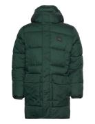 Long Hooded Quilt Puffer Mw Calvin Klein Green