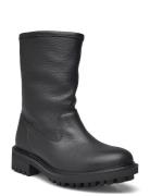 Flat Biker Boot Lth Calvin Klein Black