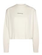 Monologo Loose Ls Tee Calvin Klein Jeans Cream