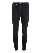 High Rise Super Skinny Ankle Calvin Klein Jeans Black