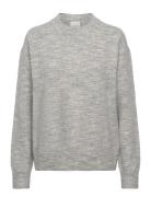 Soft Heather C-Neck Sweater Calvin Klein Grey