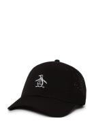 Country Club Perforated Cap Original Penguin Golf Black