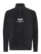 Blåvand Ii Fleece Half Zip H2O Black