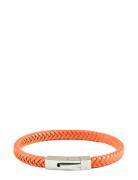 Leather Bracelet Singel Edd. Orange