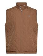 Quilted Windcheater Vest GANT Brown